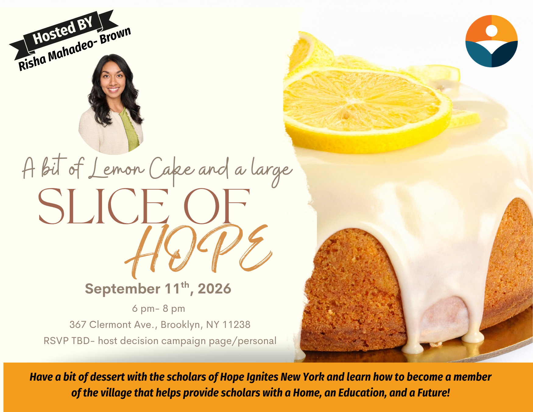 Slice of Hope Event invite Slice of Hope Event invite